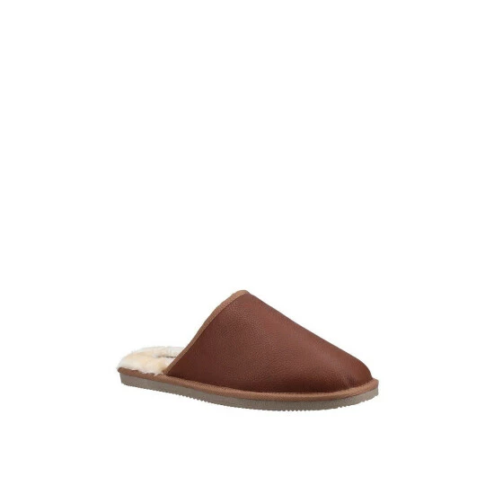 Hush Puppies 'Coady' Leather Slipper For Male - Image 5