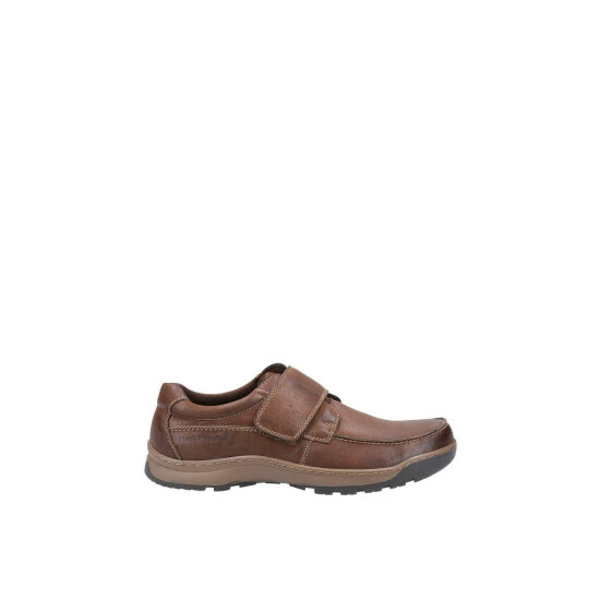 Hush Puppies 'Casper' Leather Touch Fastening Shoes For Male - Image 4