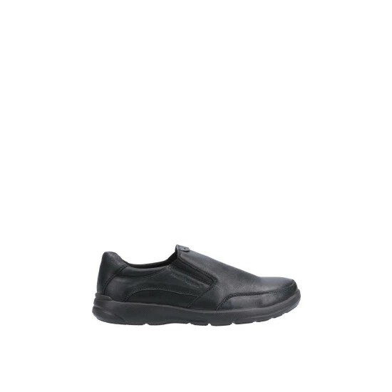 Hush Puppies 'Aaron' Leather Slip On Shoes For Male - Image 4