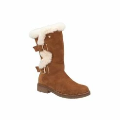 Hush Puppies 'Megan' Suede Leather Mid Boots For Female