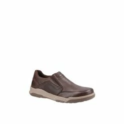 Hush Puppies &apos;Fletcher&apos; Smooth Leather Slip On Shoes For Male