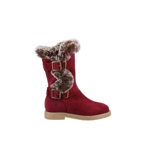 Hush Puppies 'Mini Megan' Suede Boot For Female - Image 4