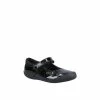 Hush Puppies Black &apos;Rosanna&apos; Junior Patent Leather School Shoe For Female