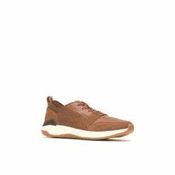 Hush Puppies &apos;Felix&apos; Smooth Leather Lace Trainers For Male