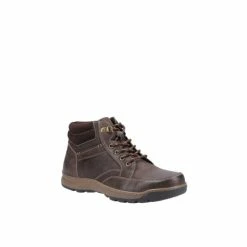 Hush Puppies 'Grover' Leather Boots For Male
