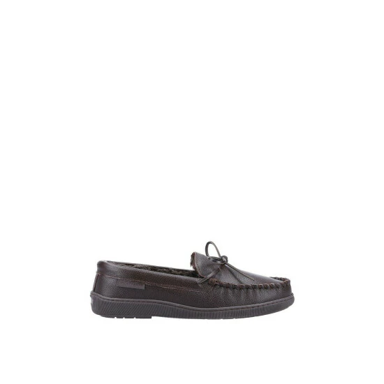Hush Puppies 'Ace' Leather Slippers For Male - Image 4