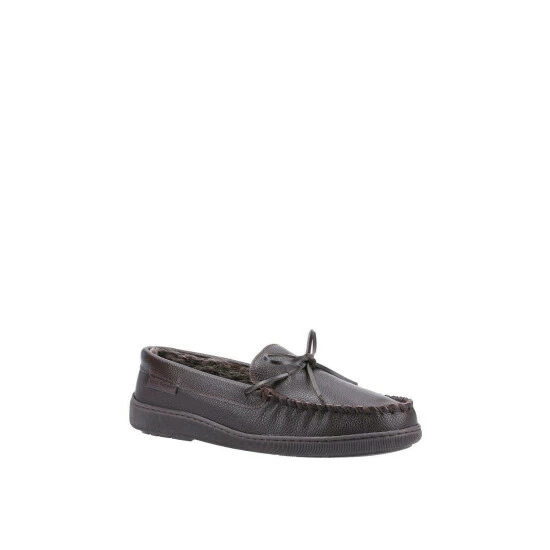 Hush Puppies 'Ace' Leather Slippers For Male - Image 6