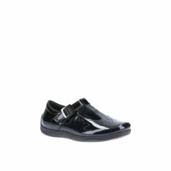 Hush Puppies &apos;Eliza Senior Patent&apos; School Shoes For Female
