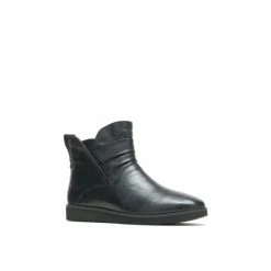 Hush Puppies Black &apos;Chow Chow&apos; Leather Low Boot For Female