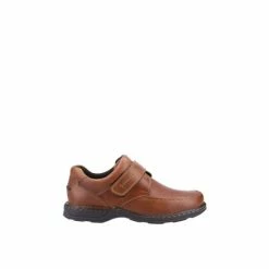 Hush Puppies 'Roman' Velcro Leather Shoes For Male