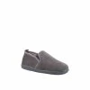 Hush Puppies Grey &apos;Arnold&apos; Suede Slipper For Male