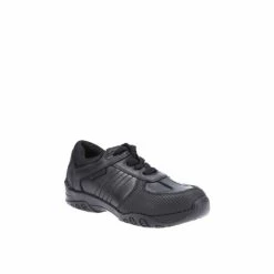 Hush Puppies &apos;Jezza Junior&apos; Leather Trainers For Male