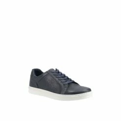 Hush Puppies &apos;Mason&apos; Smooth Leather Lace Trainers For Male