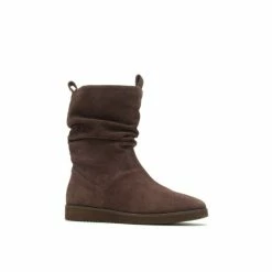 Hush Puppies &apos;Chow Chow&apos; Suede Ruched Boot For Female