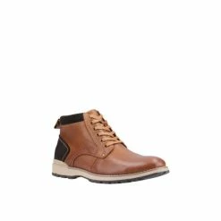Hush Puppies &apos;Dean&apos; Leather Lace Boots For Male