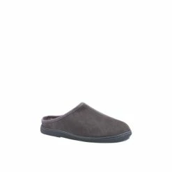Hush Puppies Grey &apos;Ashton&apos; Suede Slipper For Male