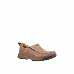 Hush Puppies &apos;Duncan&apos; Leather And Suede Slip On Shoes For Male
