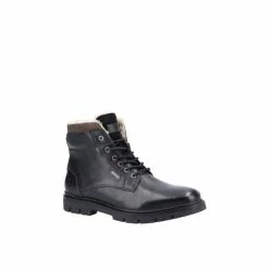 Hush Puppies 'Patrick' Leather Boots For Male