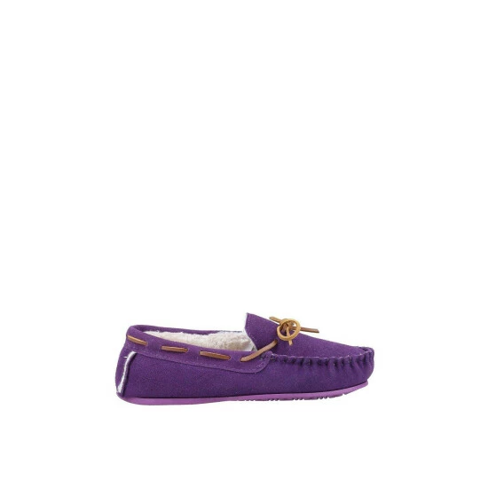 Hush Puppies 'Allie' Suede Slipper For Female - Image 4