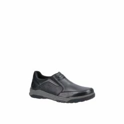 Hush Puppies &apos;Fletcher&apos; Smooth Leather Slip On Shoes For Male