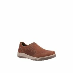Hush Puppies &apos;Fletcher&apos; Smooth Leather Slip On Shoes For Male