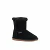 Hush Puppies 'Ashleigh' Suede And Faux Fur Bootie Slippers For Female